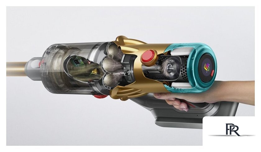 Пылесос Dyson V12 Detect Slim Absolute hepa (золотой) - Изображение №13 — Интернет-магазин ПроЗаказ