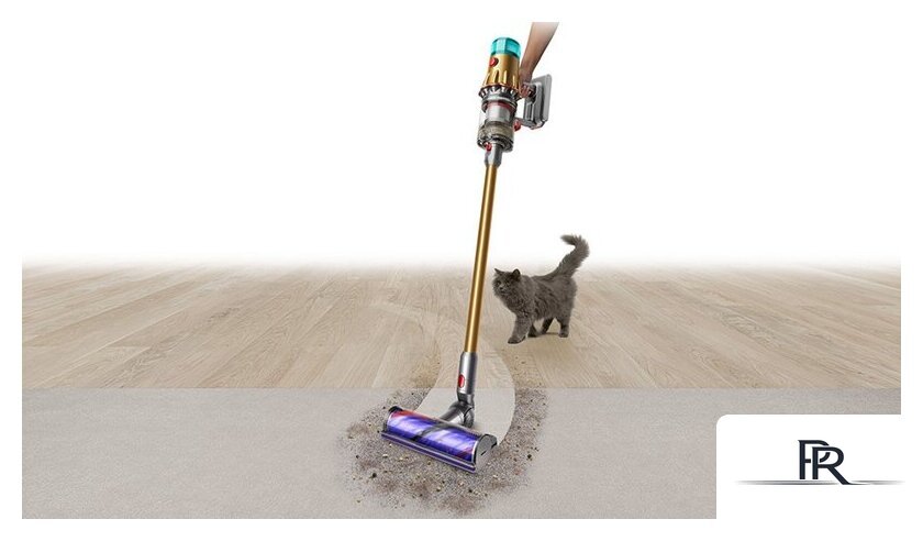 Пылесос Dyson V12 Detect Slim Absolute hepa (золотой) - Изображение №10 — Интернет-магазин ПроЗаказ