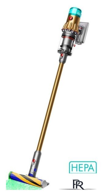 Пылесос Dyson V12 Detect Slim Absolute hepa (золотой) - Изображение №2 — Интернет-магазин ПроЗаказ