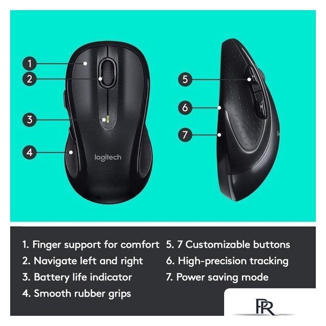 Мышь Logitech M510 (черный) - Изображение №5 — Интернет-магазин ПроЗаказ