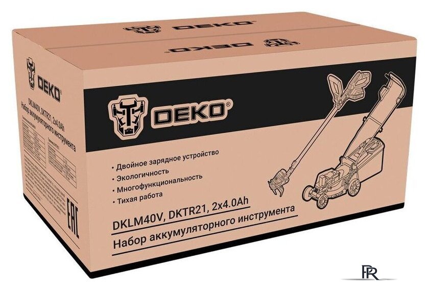  Deko DKLM40V и DKTR21 081-2035 (газонокосилка, триммер, 2 АКБ) - Изображение №7 — Интернет-магазин ПроЗаказ