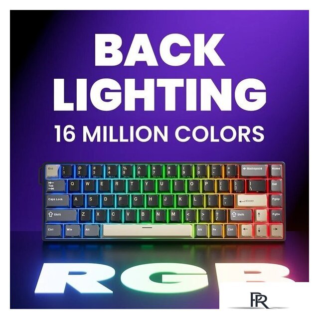 Клавиатура Royal Kludge RK68 HE Phantom (RK Mint) - Изображение №10 — Интернет-магазин ПроЗаказ