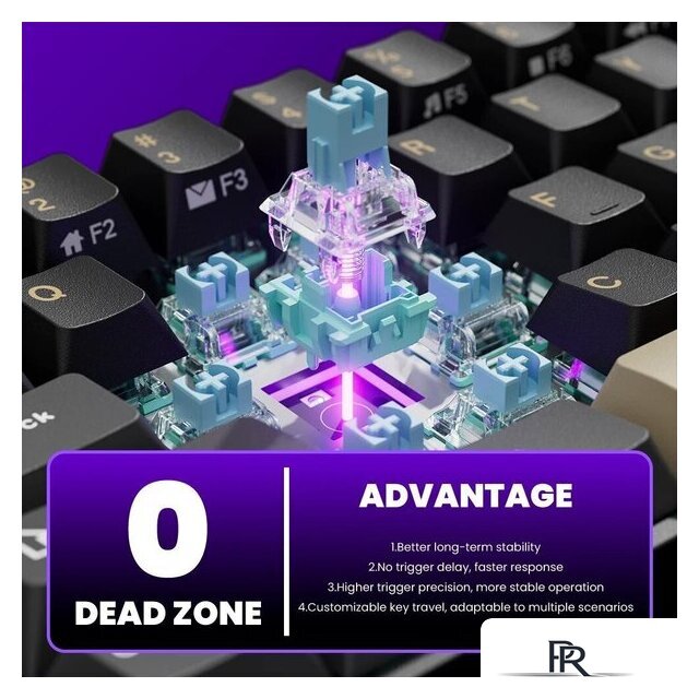 Клавиатура Royal Kludge RK68 HE Phantom (RK Mint) - Изображение №7 — Интернет-магазин ПроЗаказ