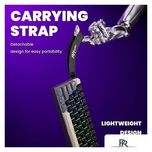 Клавиатура Royal Kludge RK68 HE Phantom (RK Mint) - Изображение №6 — Интернет-магазин ПроЗаказ