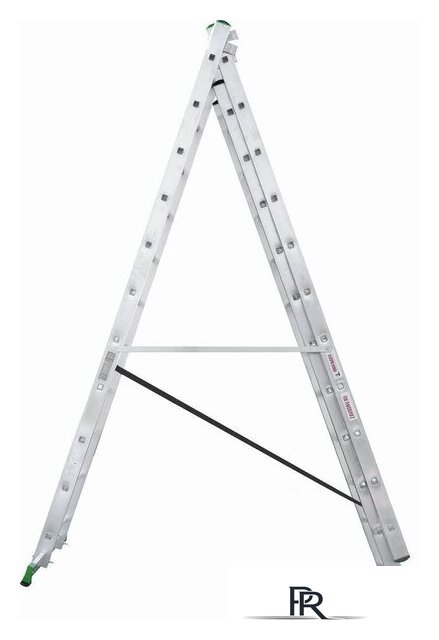 Лестница-стремянка Новая высота NV 223 алюминиевая трёхсекционная 3x11 ступеней - Изображение №6 — Интернет-магазин ПроЗаказ