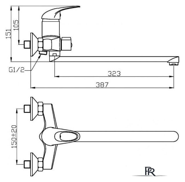 Смеситель Agger A0621100 - Изображение №12 — Интернет-магазин ПроЗаказ