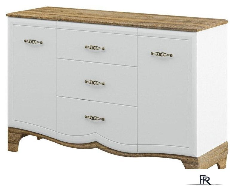 Комод Неман мебель Тиффани МН-041-10 (белый/прованс) - Изображение №1 — Интернет-магазин ПроЗаказ