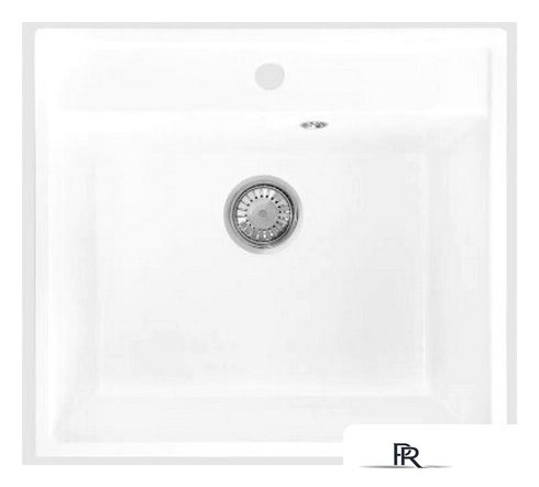 Кухонная мойка Granrus GR-555 (белый) - Изображение №1 — Интернет-магазин ПроЗаказ