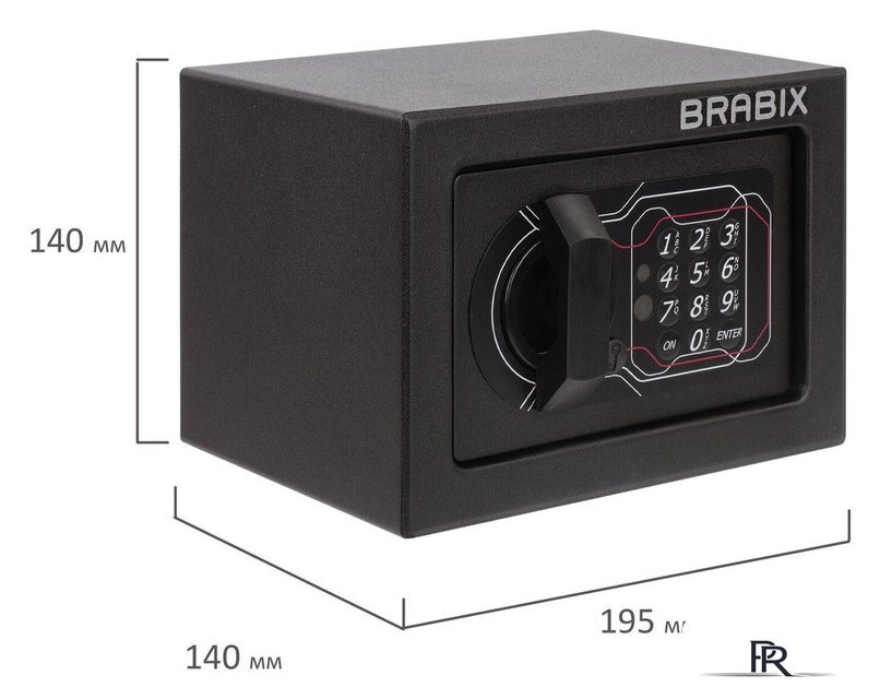 Мебельный сейф Brabix SF-140EL - Изображение №3 — Интернет-магазин ПроЗаказ