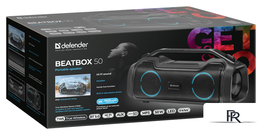 Беспроводная колонка Defender Beatbox 50 - Изображение №6 — Интернет-магазин ПроЗаказ