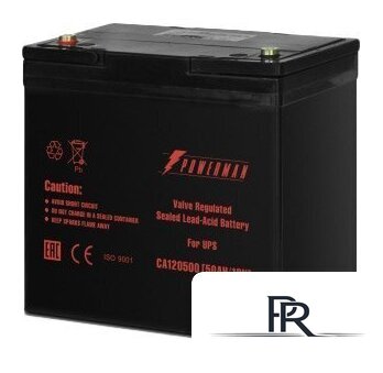 Аккумулятор для ИБП Powerman CA12500/UPS (12В/50 А·ч) - Изображение №1 — Интернет-магазин ПроЗаказ