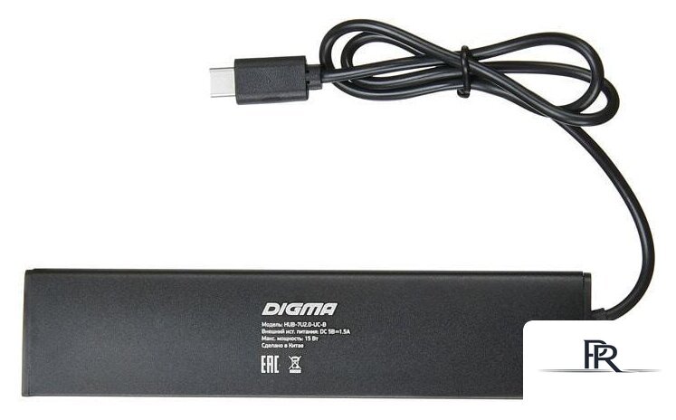 USB-хаб Digma HUB-7U2.0-UC-B - Изображение №4 — Интернет-магазин ПроЗаказ