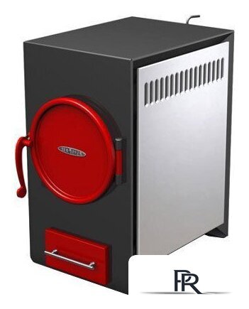 Свободностоящая печь-камин Термофор Нормаль 2 (антрацит/красный) - Изображение №1 — Интернет-магазин ПроЗаказ