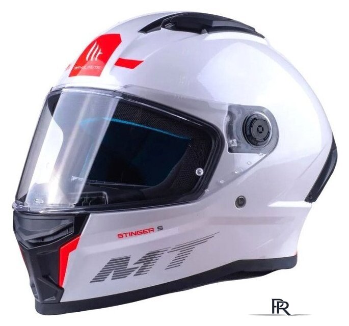 Мотошлем MT Helmets Stinger 2 Solid (XL, белый перламутр) - Изображение №1 — Интернет-магазин ПроЗаказ