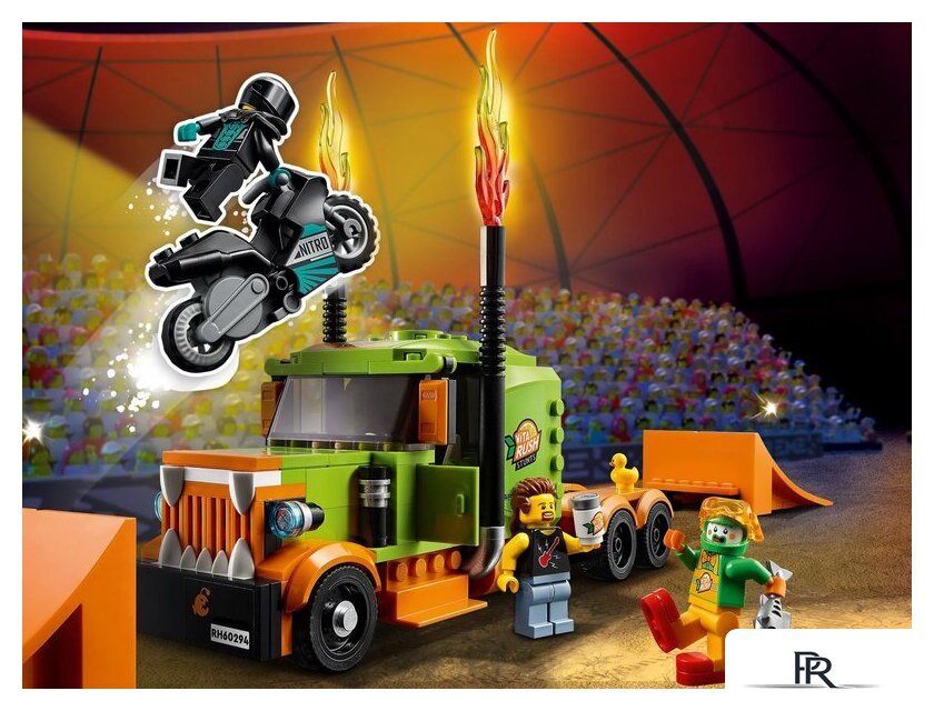 Конструктор LEGO City Stuntz 60294 Грузовик для шоу каскадеров - Изображение №29 — Интернет-магазин ПроЗаказ
