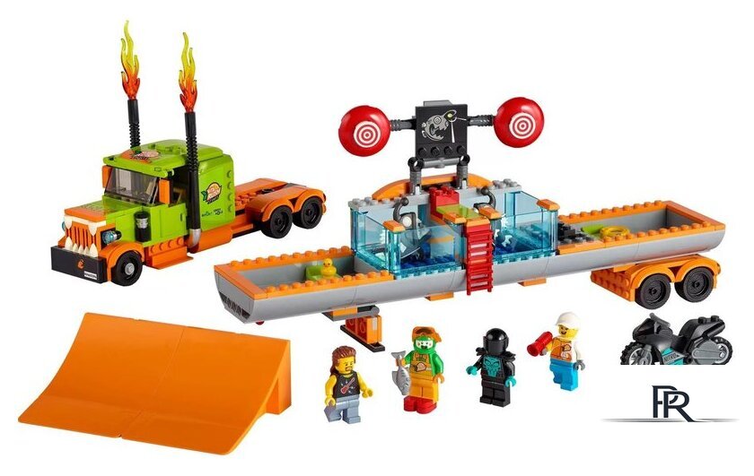 Конструктор LEGO City Stuntz 60294 Грузовик для шоу каскадеров - Изображение №3 — Интернет-магазин ПроЗаказ