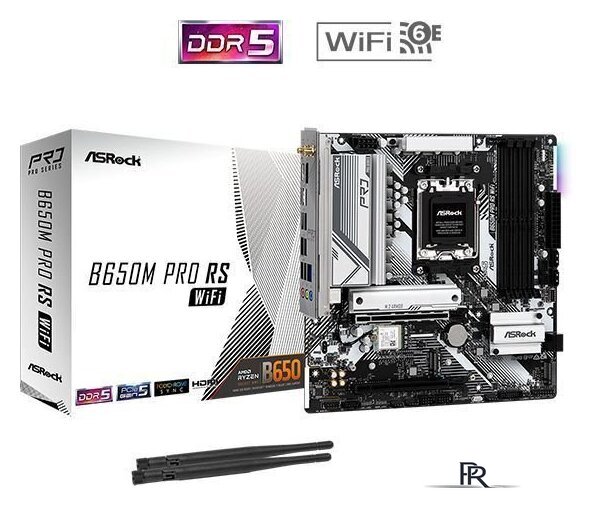Материнская плата ASRock B650M Pro RS WiFi - Изображение №5 — Интернет-магазин ПроЗаказ