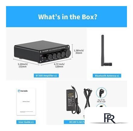 Усилитель мощности Fosi Audio BT30D (24V) - Изображение №5 — Интернет-магазин ПроЗаказ