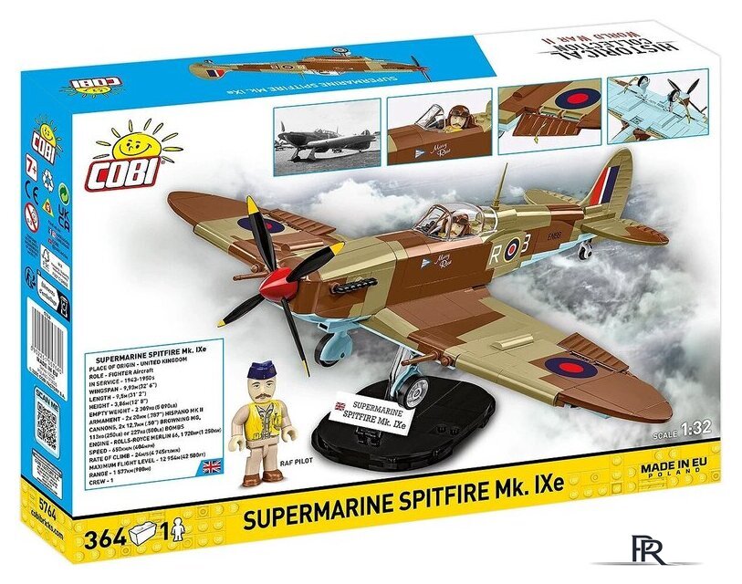 Конструктор Cobi Historical Collection WWII Supermarine Spitfire Mk.IXe - Изображение №15 — Интернет-магазин ПроЗаказ