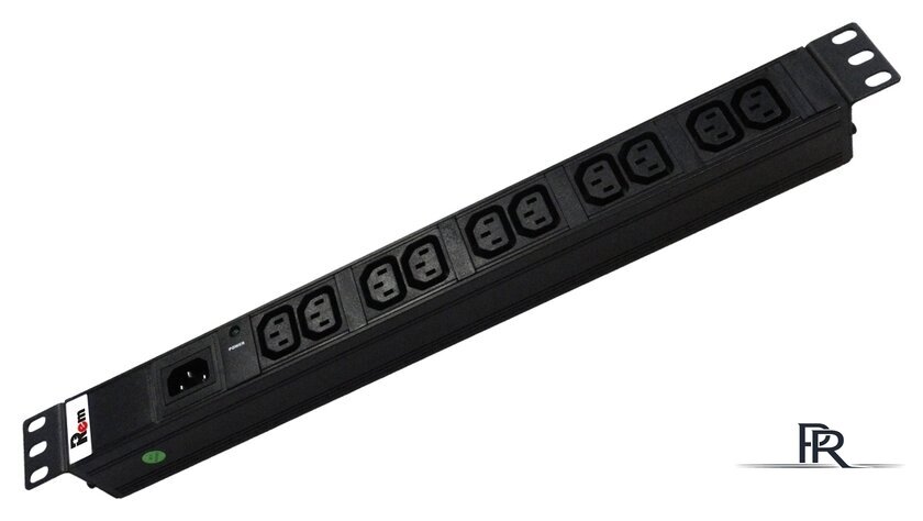 Блок розеток Rem R-10-10C13-I-440-Z (10 розеток, без шнура питания) - Изображение №1 — Интернет-магазин ПроЗаказ
