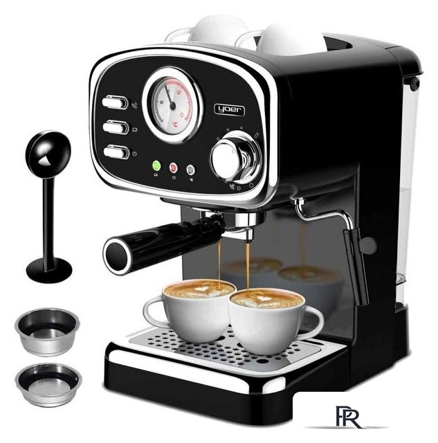 Рожковая кофеварка Yoer Breve EM01BK - Изображение №2 — Интернет-магазин ПроЗаказ