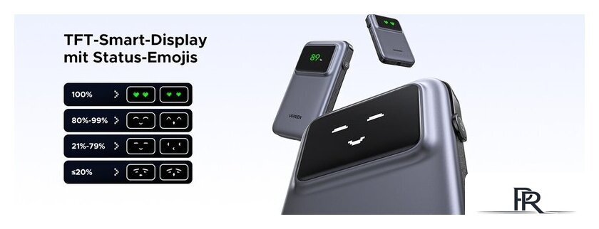 Внешний аккумулятор Ugreen PB511 10000mAh (серый) - Изображение №3 — Интернет-магазин ПроЗаказ