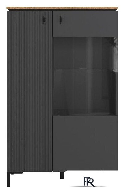 Шкаф распашной Black Red White San Gimignano REG1D1W/140 (антрацитовый/дуб нокс) - Изображение №1 — Интернет-магазин ПроЗаказ