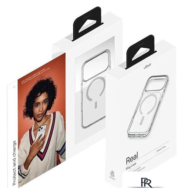 Чехол для телефона uBear Real Mag Case для iPhone 17 Pro (прозрачный) - Изображение №5 — Интернет-магазин ПроЗаказ