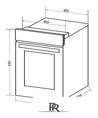 Электрический духовой шкаф HOMSair OEM451BK - Изображение №2 — Интернет-магазин ПроЗаказ