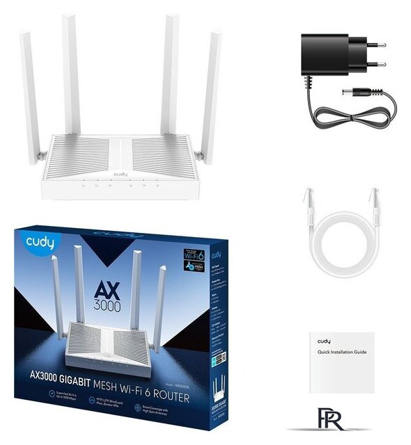 Wi-Fi роутер Cudy WR3000E 1.0 - Изображение №3 — Интернет-магазин ПроЗаказ