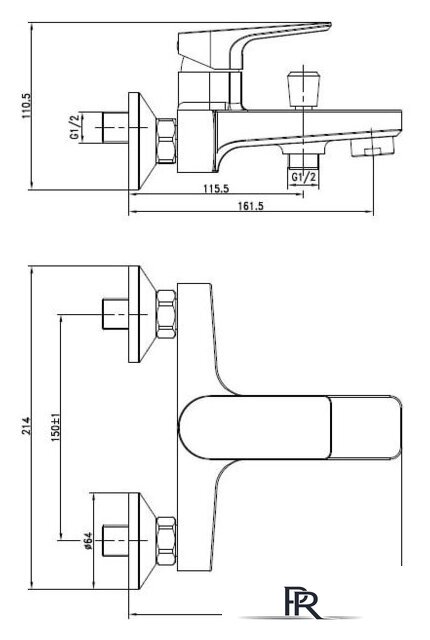 Смеситель Cersanit Nature 63064 - Изображение №2 — Интернет-магазин ПроЗаказ