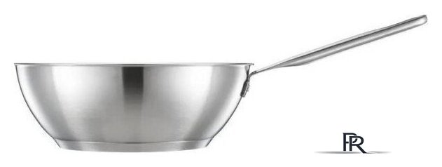 Сковорода ВОК Fiskars All Steel Pure 1065629 - Изображение №2 — Интернет-магазин ПроЗаказ