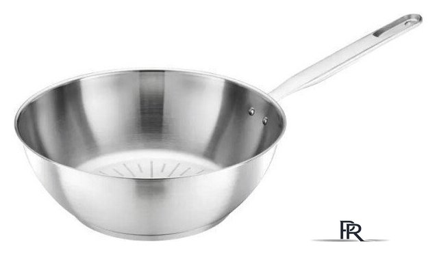 Сковорода ВОК Fiskars All Steel Pure 1065629 - Изображение №1 — Интернет-магазин ПроЗаказ