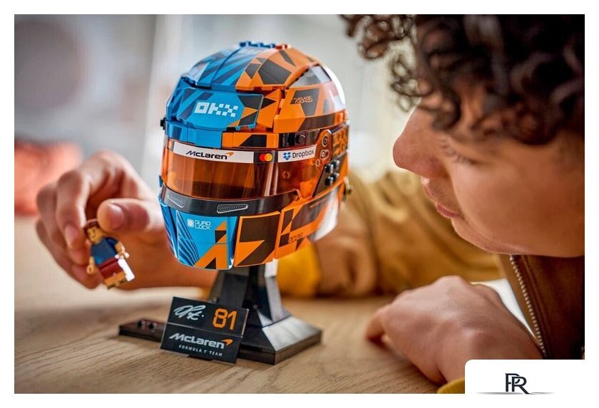 Конструктор LEGO Editions 43017 Шлем McLaren Mastercard F1 Team Oscar Piastri Helmet - Изображение №10 — Интернет-магазин ПроЗаказ
