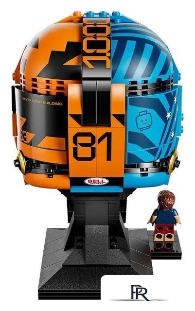 Конструктор LEGO Editions 43017 Шлем McLaren Mastercard F1 Team Oscar Piastri Helmet - Изображение №5 — Интернет-магазин ПроЗаказ