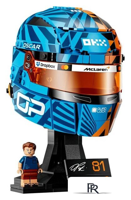 Конструктор LEGO Editions 43017 Шлем McLaren Mastercard F1 Team Oscar Piastri Helmet - Изображение №2 — Интернет-магазин ПроЗаказ