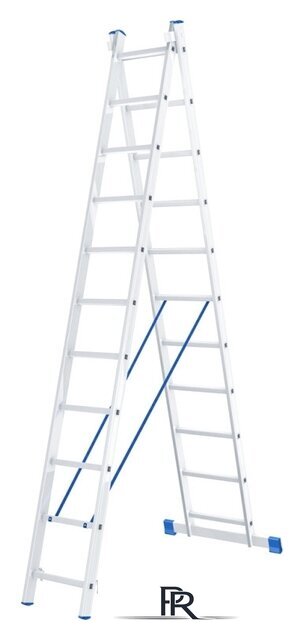 Лестница-стремянка СибрТех 97911 2x11 ступеней - Изображение №1 — Интернет-магазин ПроЗаказ