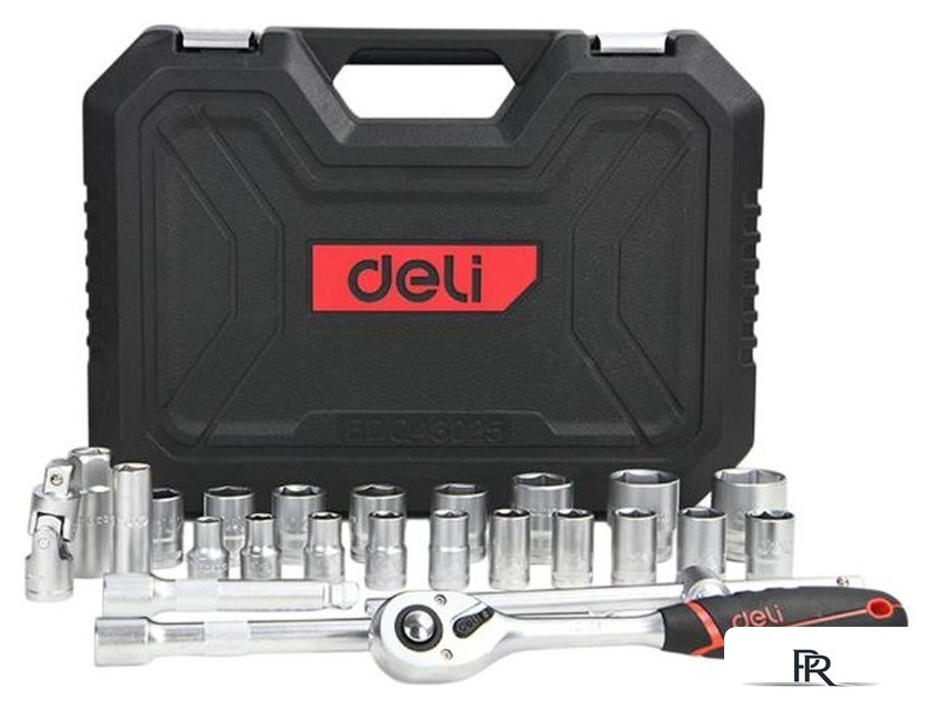 Универсальный набор инструментов Deli EDQ43025 (25 предметов) - Изображение №2 — Интернет-магазин ПроЗаказ