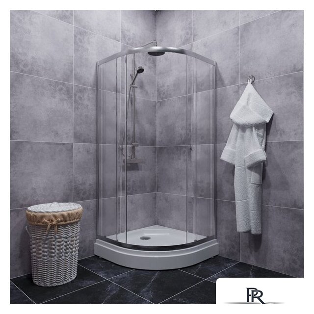 Душевой уголок Triton Альфа-Хром 90х90 (с поддоном) - Изображение №7 — Интернет-магазин ПроЗаказ