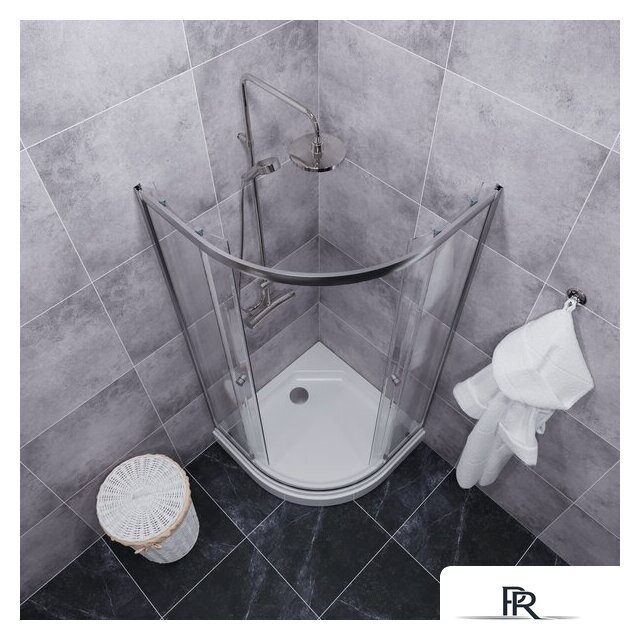 Душевой уголок Triton Альфа-Хром 90х90 (с поддоном) - Изображение №8 — Интернет-магазин ПроЗаказ