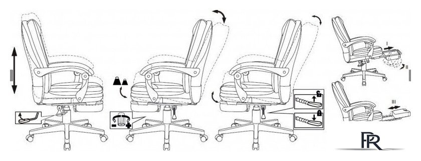 Офисное кресло Бюрократ CH-868N-BF (черный) - Изображение №4 — Интернет-магазин ПроЗаказ