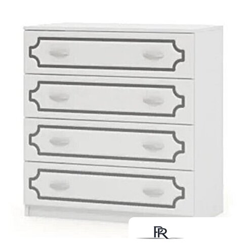 Комод Bravo Мебель Лак (белый-белый жемчуг) - Изображение №1 — Интернет-магазин ПроЗаказ