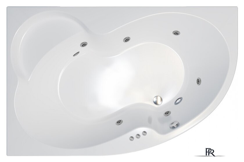 Ванна Triton Мари 170x110 R Релакс Flat (с гидромассажем) - Изображение №1 — Интернет-магазин ПроЗаказ