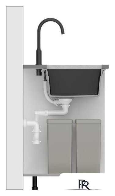 Кухонная мойка Quadron HQJ6045U5_PVDC1_U - Изображение №5 — Интернет-магазин ПроЗаказ