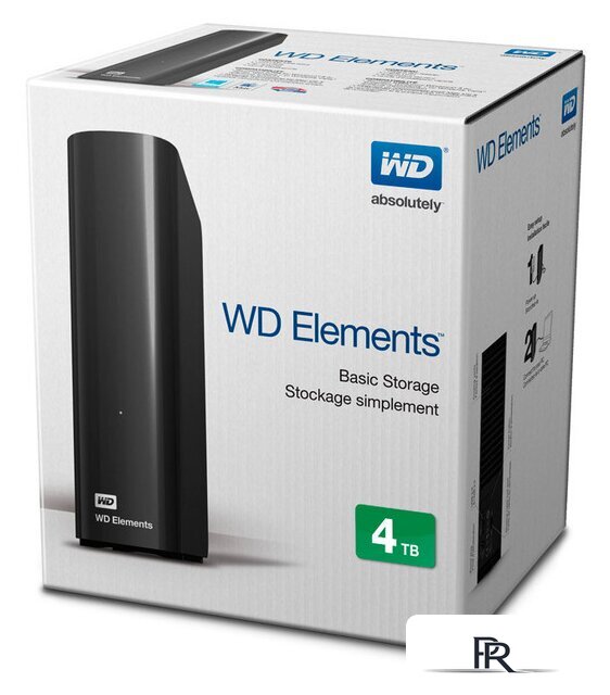 Внешний накопитель WD Elements Desktop 4TB (WDBWLG0040HBK) - Изображение №8 — Интернет-магазин ПроЗаказ