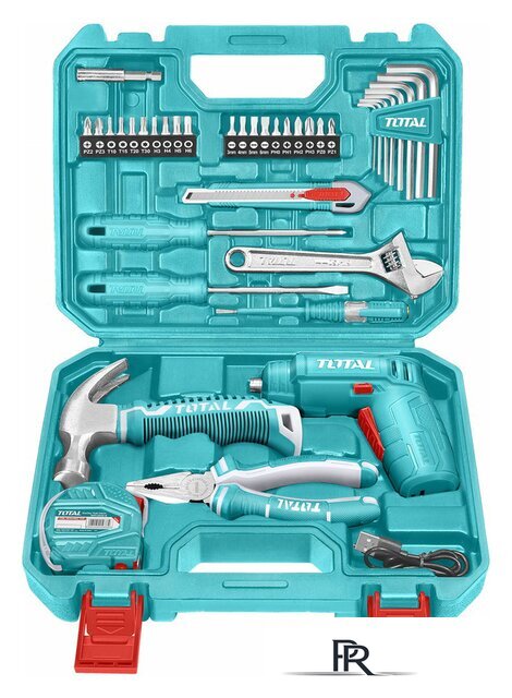 Электроотвертка Total THKTHP10386 (кейс, набор оснастки) - Изображение №1 — Интернет-магазин ПроЗаказ