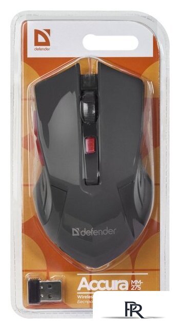 Мышь Defender Accura MM-275 (черный/красный) - Изображение №4 — Интернет-магазин ПроЗаказ
