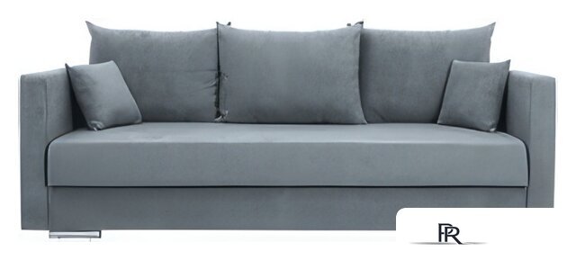 Диван Krones Эллада мод.2 (велюр, графит) - Изображение №1 — Интернет-магазин ПроЗаказ