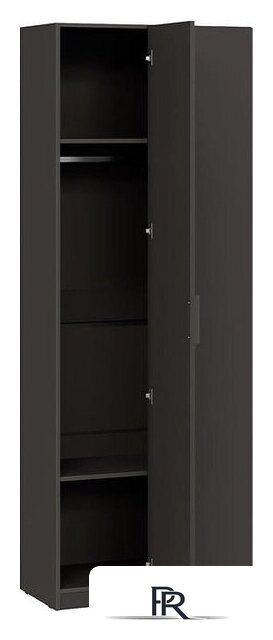 Шкаф распашной Трия Стелла угловой исп.2 (серый вулкан/фон серый) - Изображение №2 — Интернет-магазин ПроЗаказ