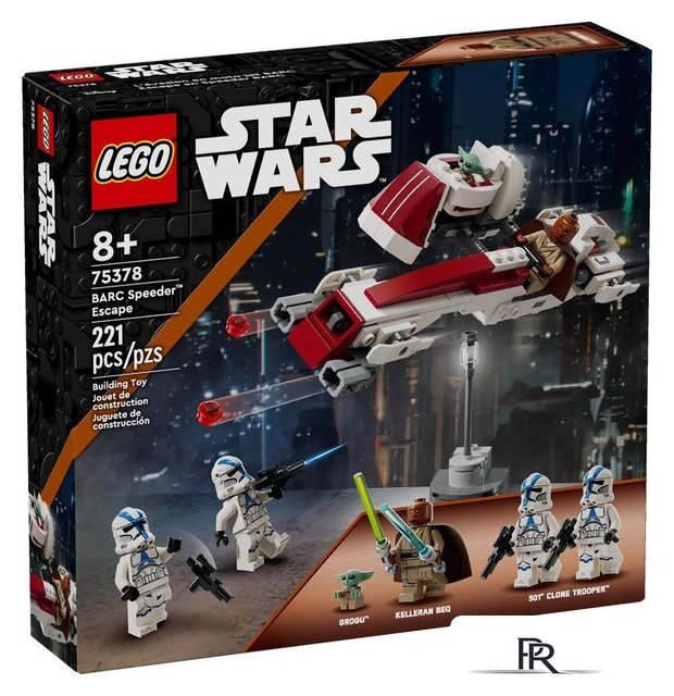 Конструктор LEGO Star Wars 75378 Побег на спидере BARC - Изображение №1 — Интернет-магазин ПроЗаказ